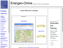 Tablet Screenshot of erlangen-online.de